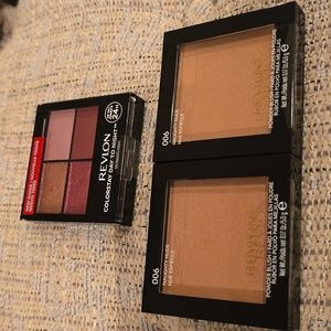REVLON MAKEUP BUNDLE POWDER BLUSH AND EYESHADOW